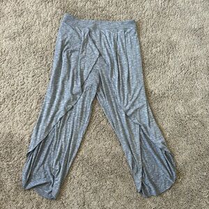 Free People front slit cozy pants